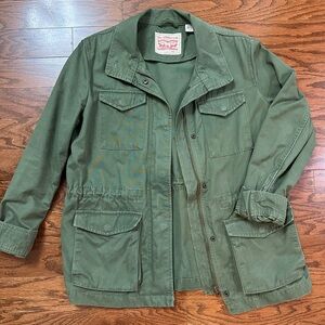 Levi’s Army Green Military Bomber Jacket